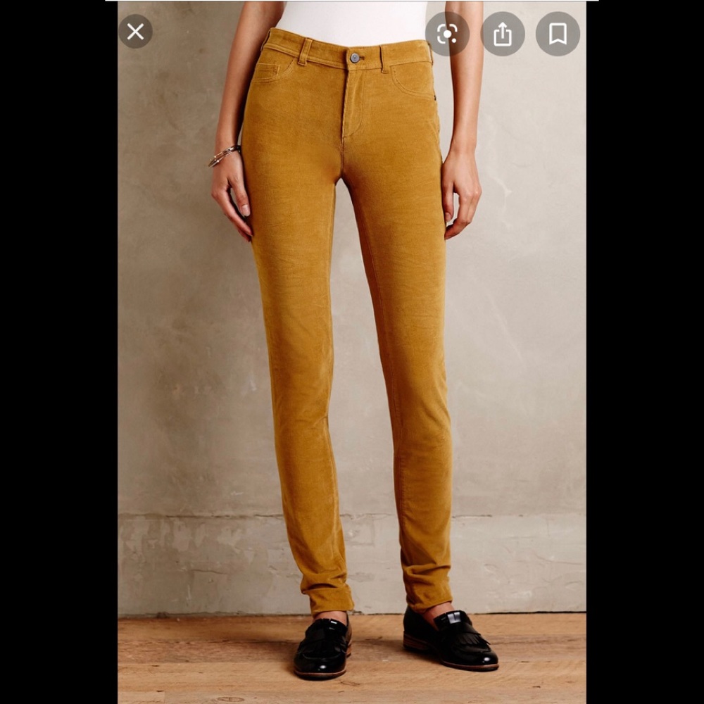 Pilcro Serif Corduroy Leggings